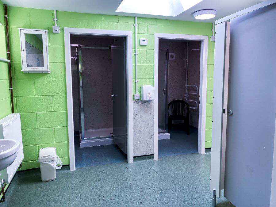 Disability friendly wet room