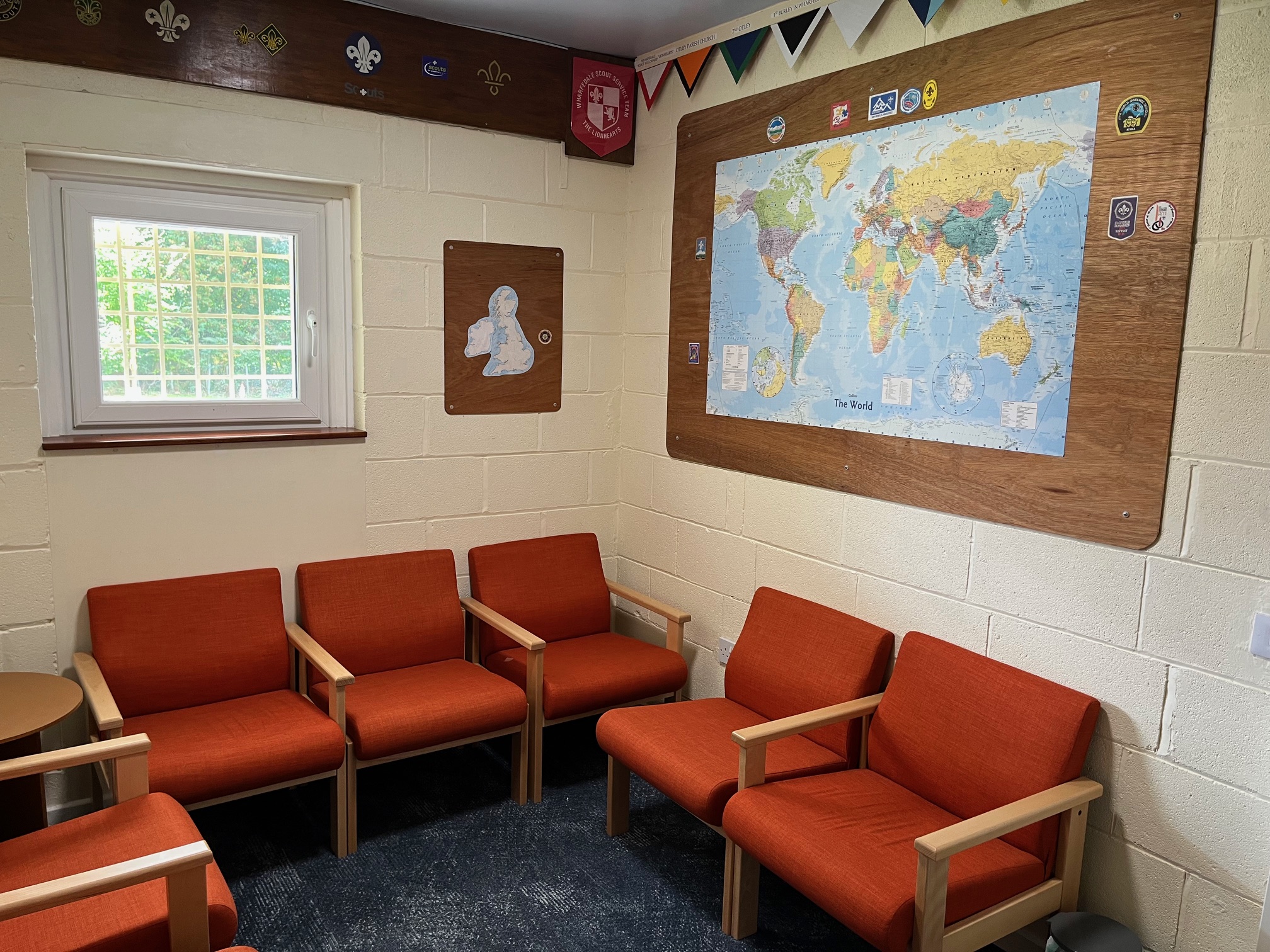 The Den relaxation area at Curly Hill