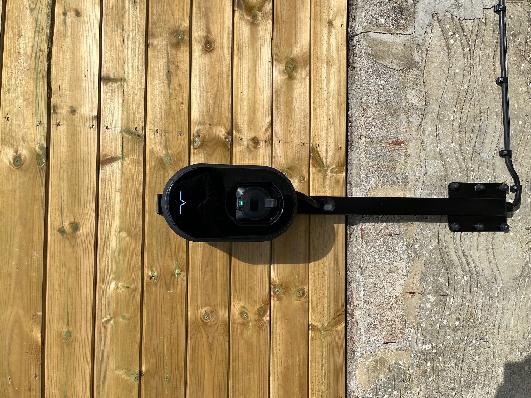 New EV charger at Curly Hill
